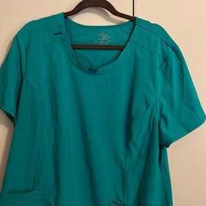 Cherokee infinity real blue scrub top